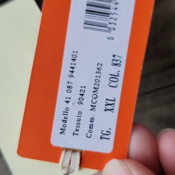 Cerruti 1881 Light Olive Green Full Zip Maglia Tricot Cardigan XXL NWT - Picture 9 of 9